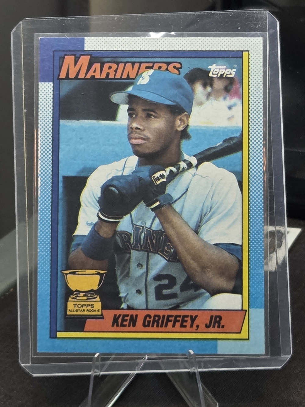 Topps Ken Griffey Jr. Mariners Baseball Card - Blue